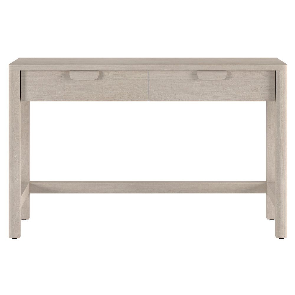 Fern 48" Wide Rectangular Desk in Alder White. Picture 2