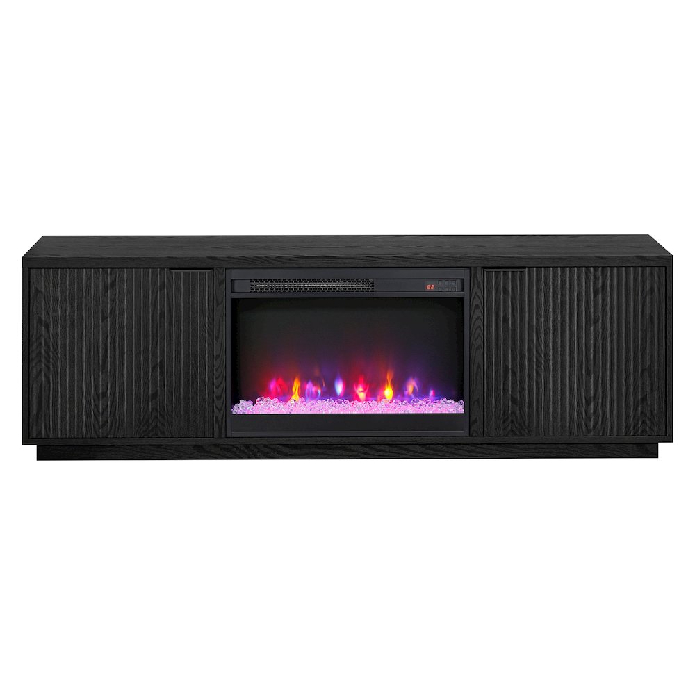 Rectangular TV Stand with 26" Crystal Fireplace for TV's up to 78". Picture 2