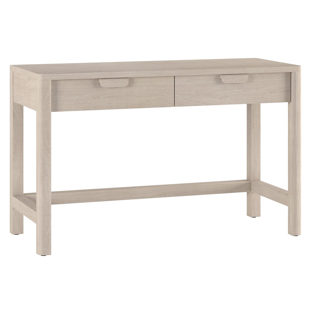 Fern 48" Wide Rectangular Desk in Alder White. Picture 1