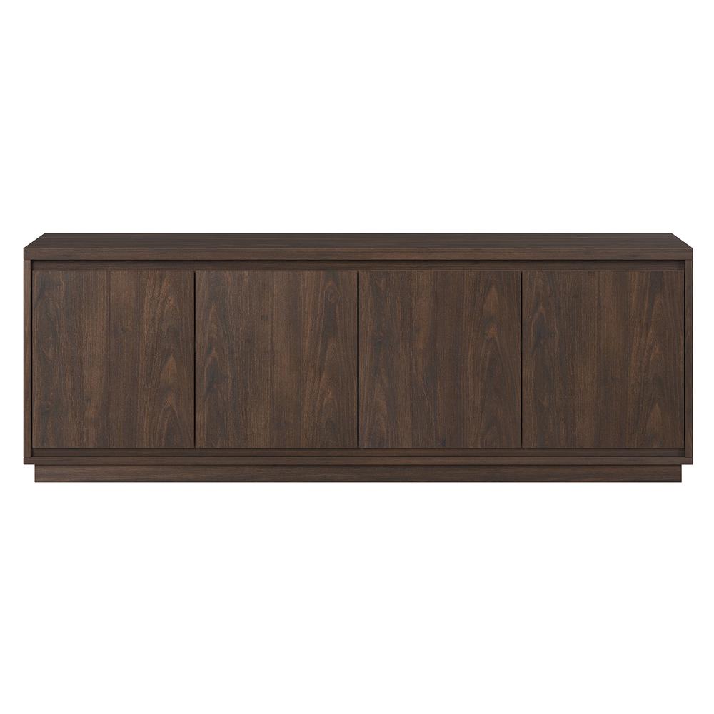 Presque Rectangular TV Stand for TV's up to 75" in Alder Brown. Picture 3