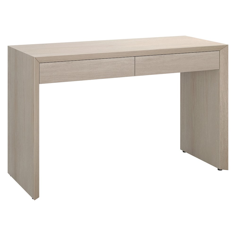 Pembroke 48'' Wide Rectangular Desk in Alder White. Picture 1