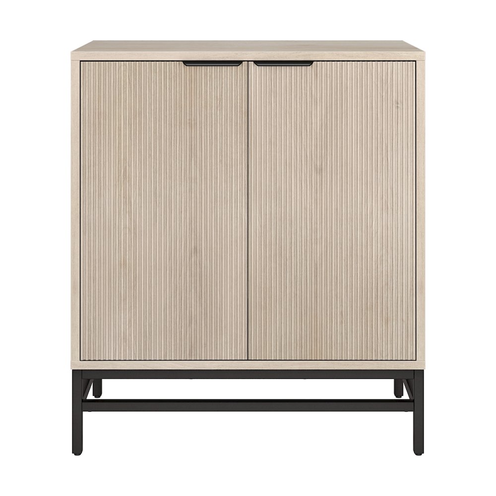 Montello 28" Wide Rectangular Accent Cabinet in Alder White. Picture 2