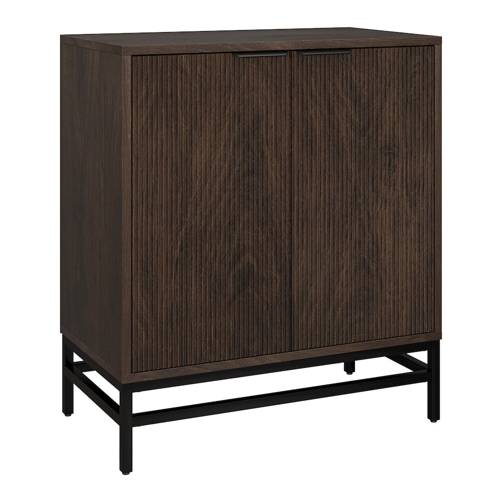 Montello 28" Wide Rectangular Accent Cabinet in Alder Brown. Picture 1