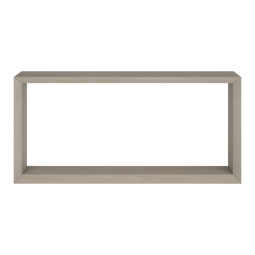 Osmond 64" Wide Rectangular Console Table in Alder White. Picture 2