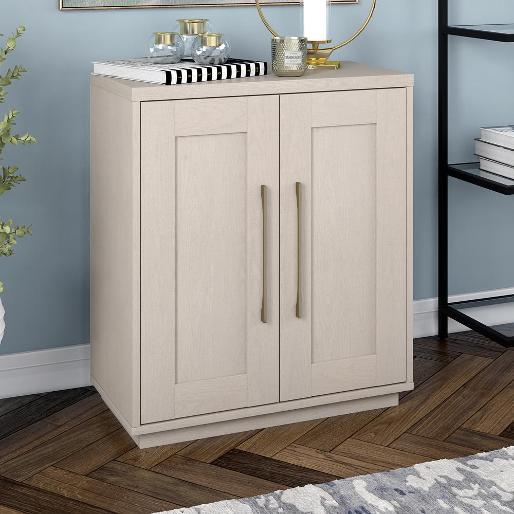 Tillman 28" Wide Rectangular Accent Cabinet in Alder White. Picture 3