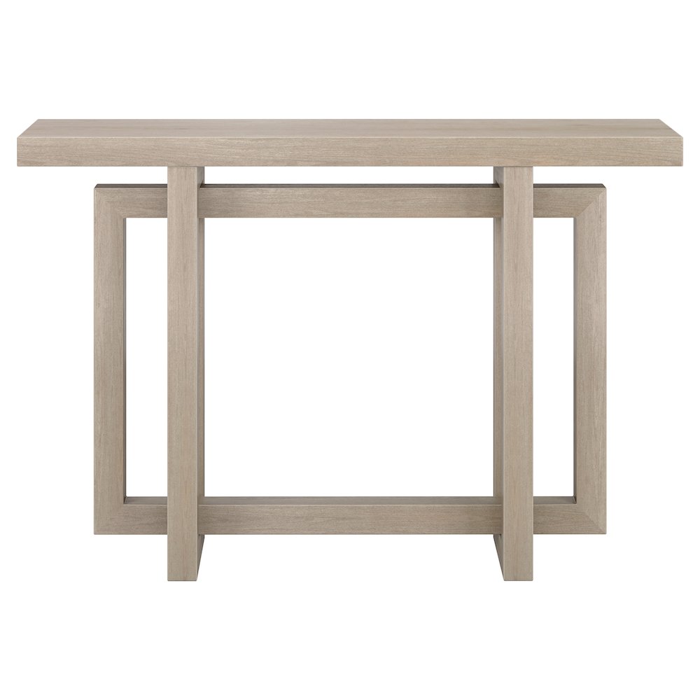 Breslow 44" Wide Rectangular Console Table in Alder White. Picture 6