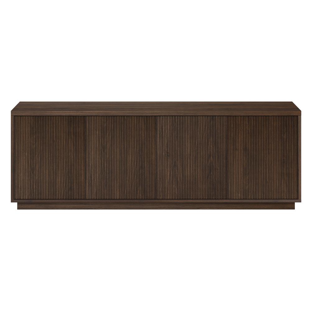 Hanson Rectangular TV Stand for TV's up to 70" in Alder Brown. Picture 3