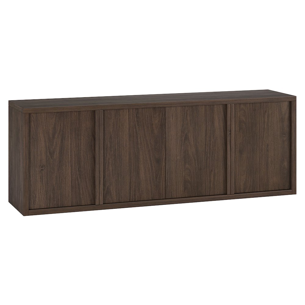 Savin Rectangular TV Stand for TV's up to 75" in Alder Brown. Picture 1