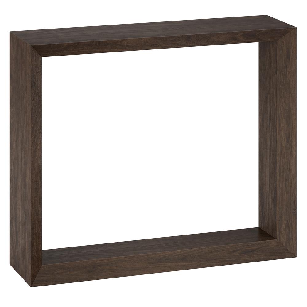 Osmond 36" Wide Rectangular Console Table in Alder Brown. Picture 1