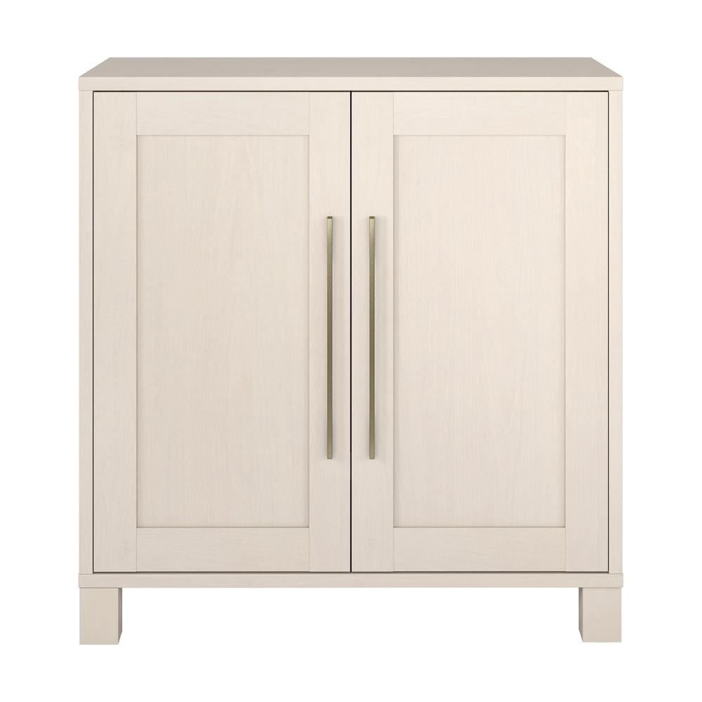 Chabot 28" Wide Rectangular Accent Cabinet in Alder White. Picture 1