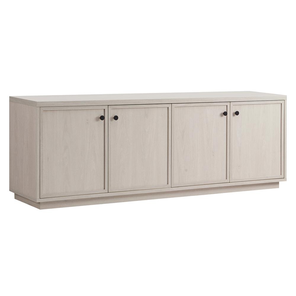 Ormond Rectangular TV Stand for TV's up to 75" in Alder White. Picture 1