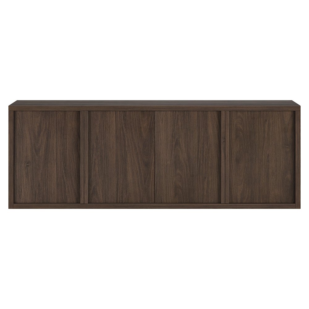 Savin Rectangular TV Stand for TV's up to 75" in Alder Brown. Picture 2