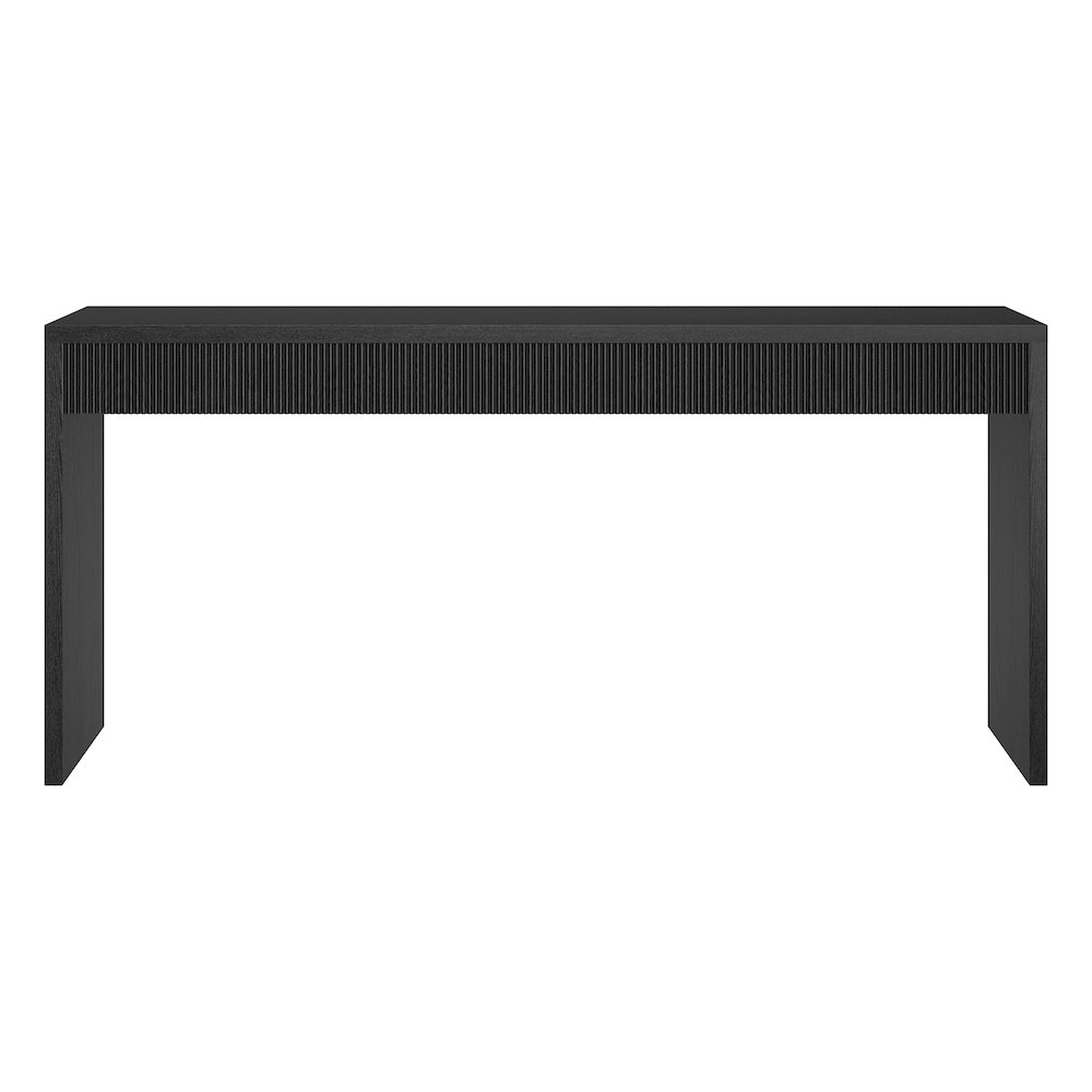 Lawrence 64" Wide Rectangular Console Table in Black Grain. Picture 2