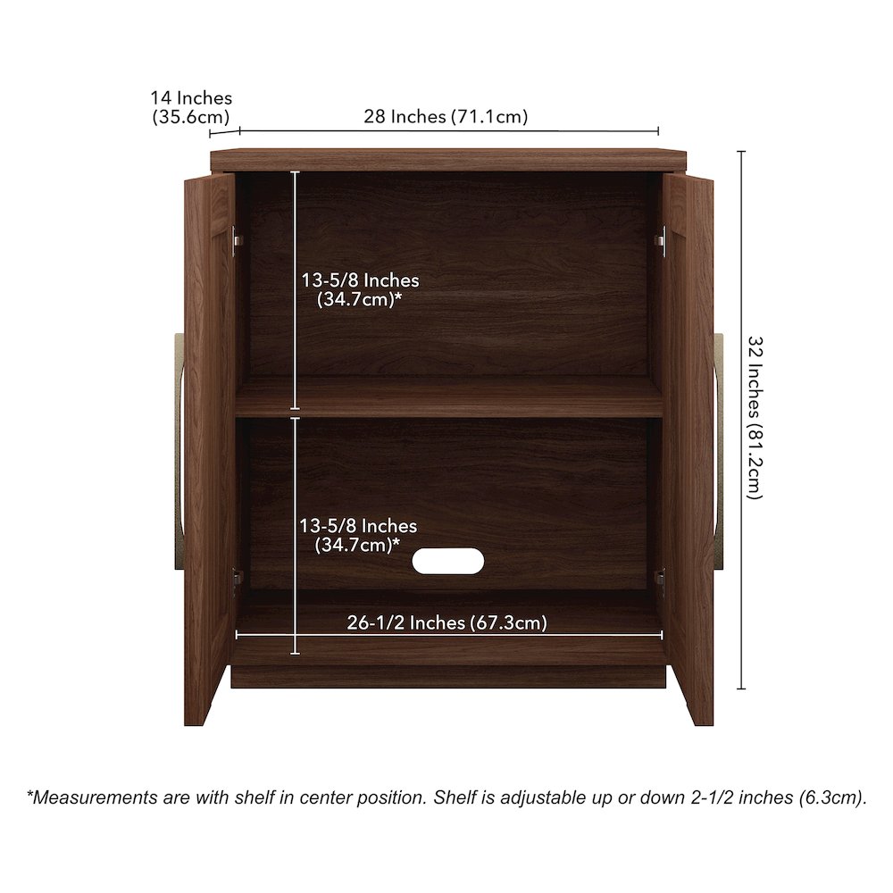 Henn&Hart 28'' Rectangular Accent Cabinet, Modern Sideboard Buffet Cabinet with. Picture 6