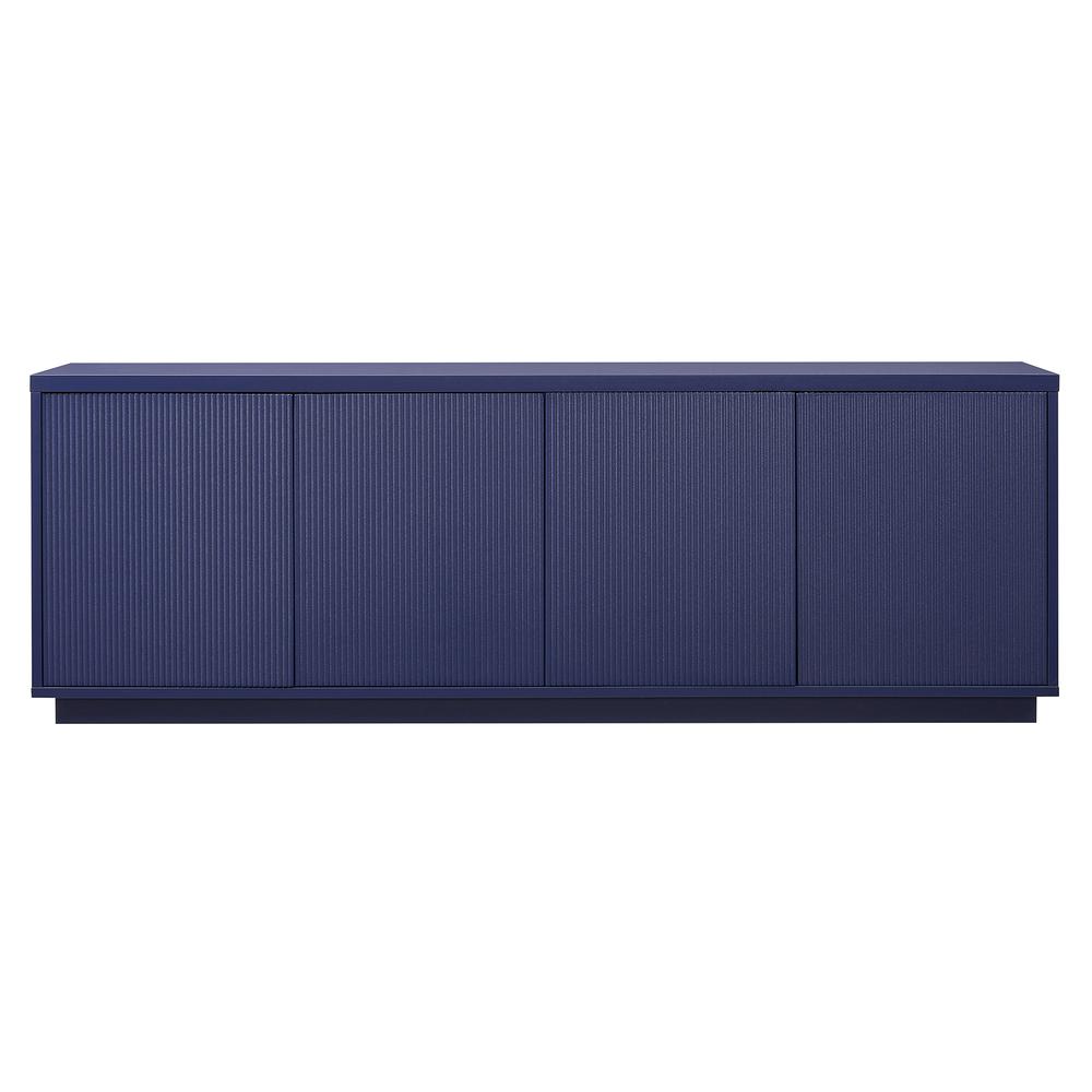 Hanson Rectangular TV Stand for TV's up to 70" in Dark Blue. Picture 3