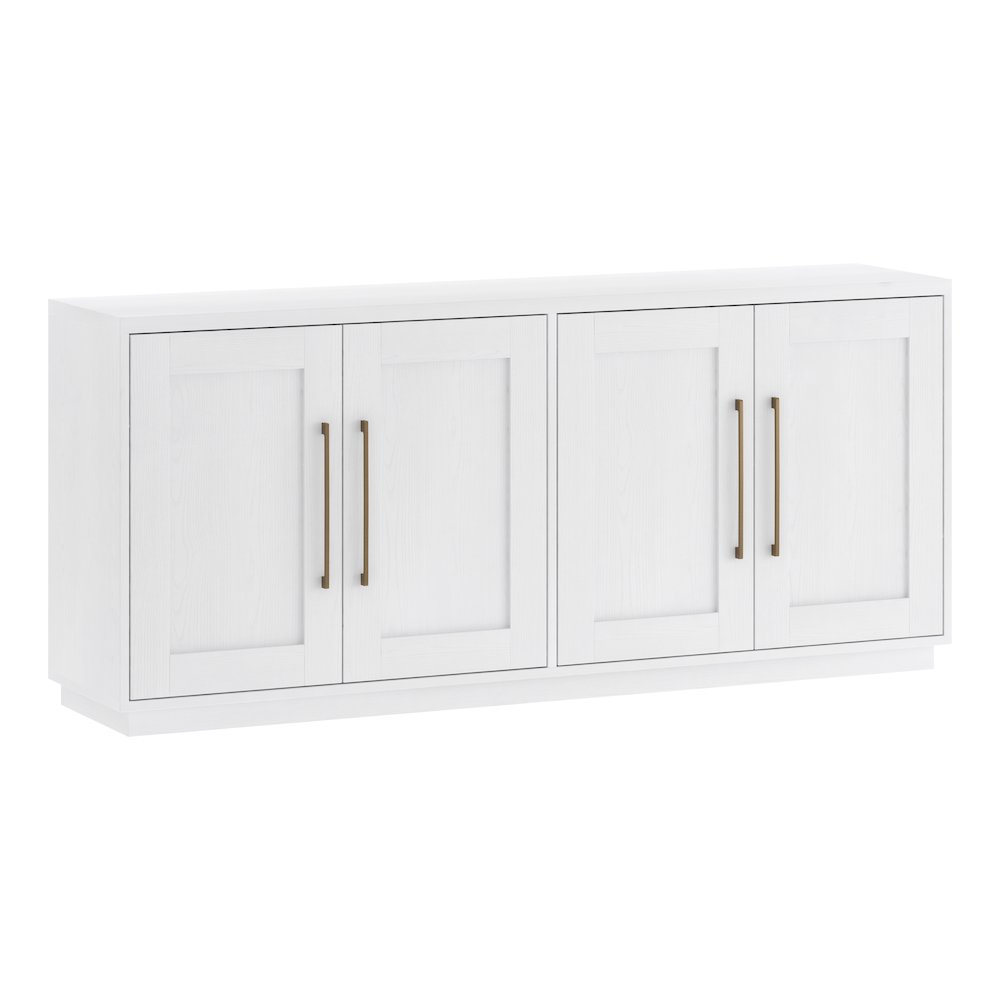 Henn&Hart 68" Sideboard Buffet Cabinet, Modern Credenza with 4 Panel Doors. Picture 1