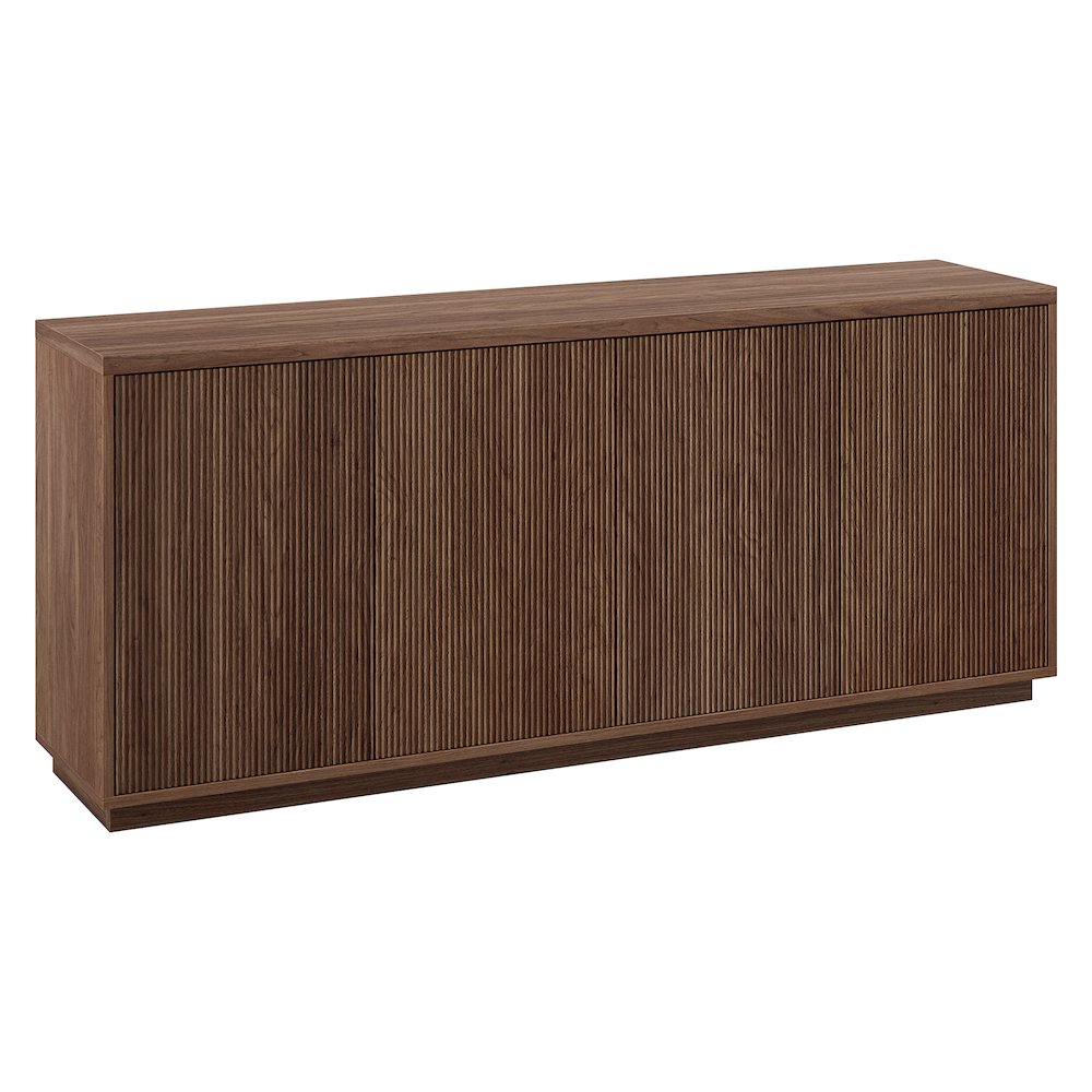 Alston 68" Wide Rectangular Buffet Table in Satin Walnut. Picture 1