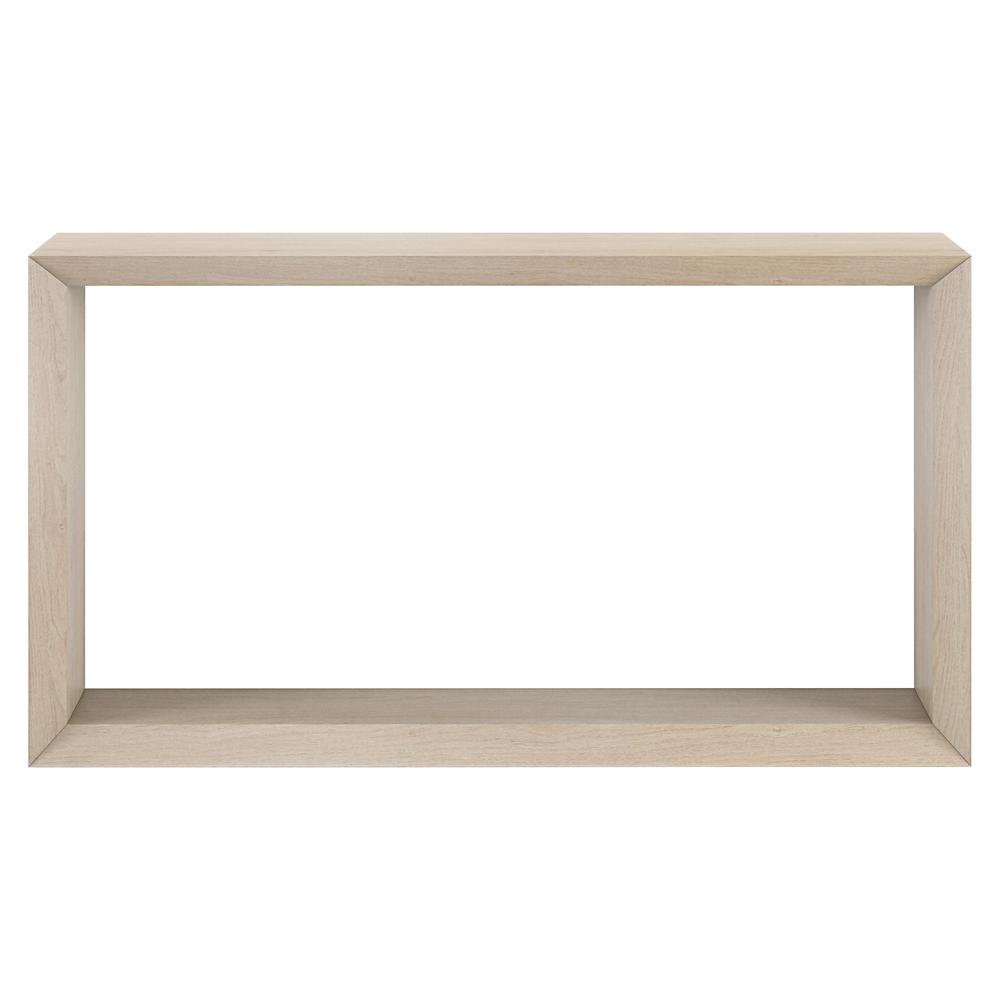 Osmond 55" Wide Rectangular Console Table in Alder White. Picture 3