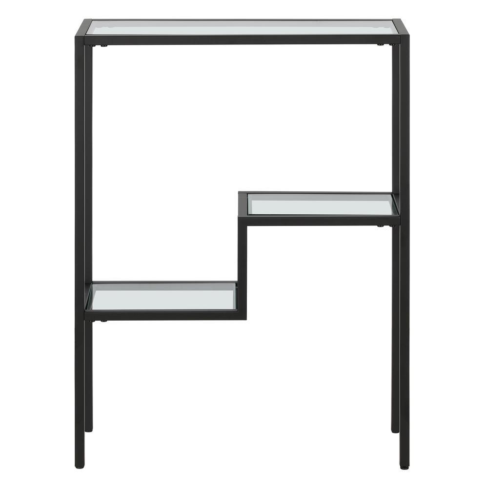 Lovett 22'' Wide Rectangular Console Table in Blackened Bronze. Picture 3