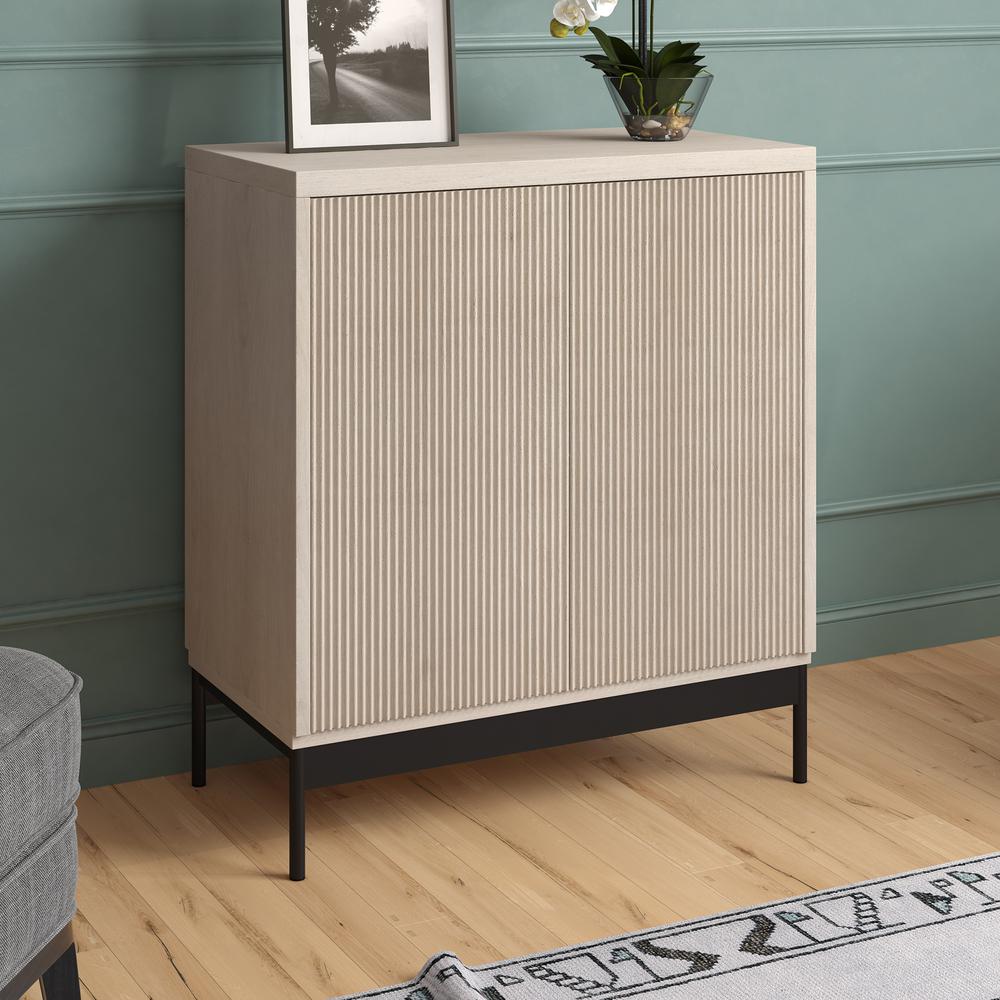 Whitman 28" Wide Rectangular Accent Cabinet in Alder White. Picture 5