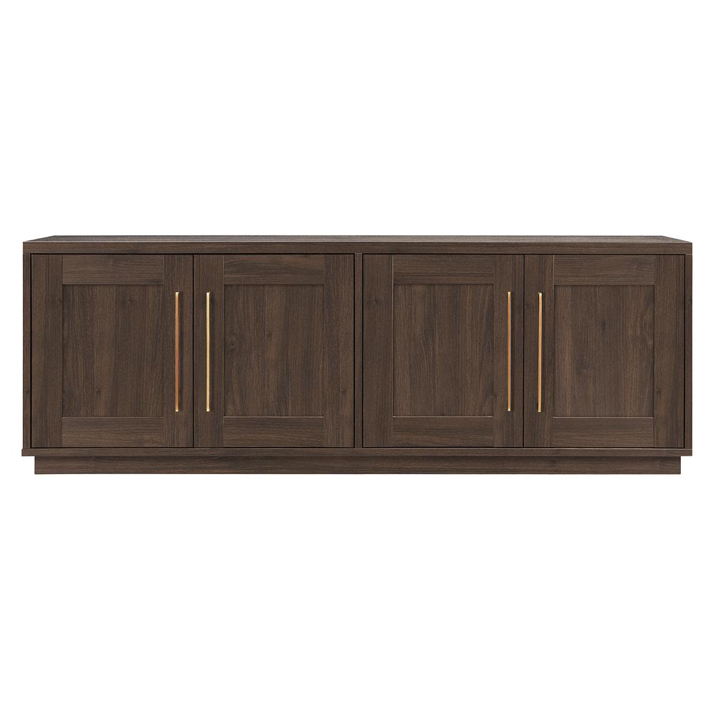 Tillman Rectangular TV Stand for TV's up to 80" in Alder Brown. Picture 3