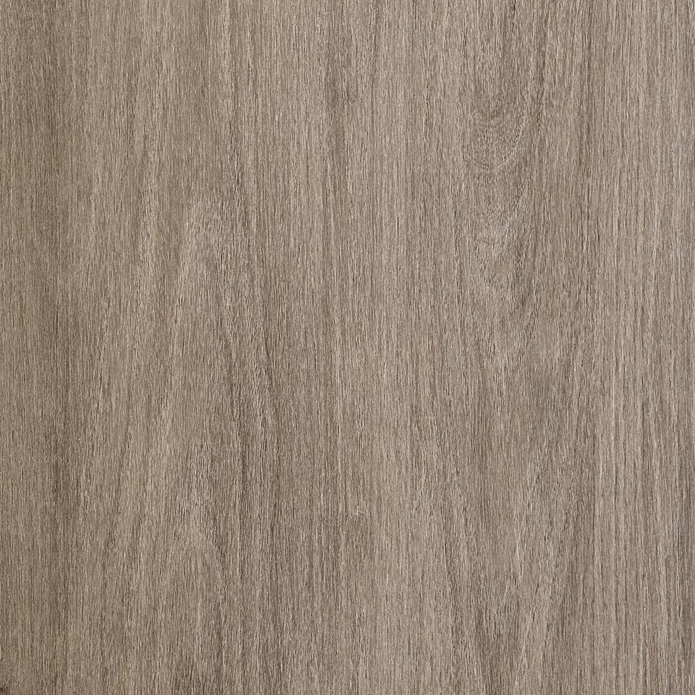 Anders 20" Wide Round Side Table in Antiqued Gray Oak. Picture 6