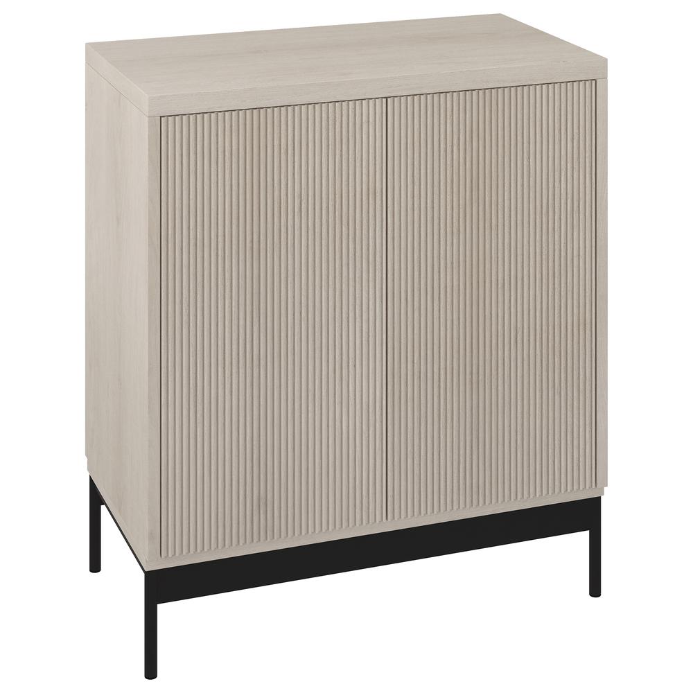 Whitman 28" Wide Rectangular Accent Cabinet in Alder White. Picture 3