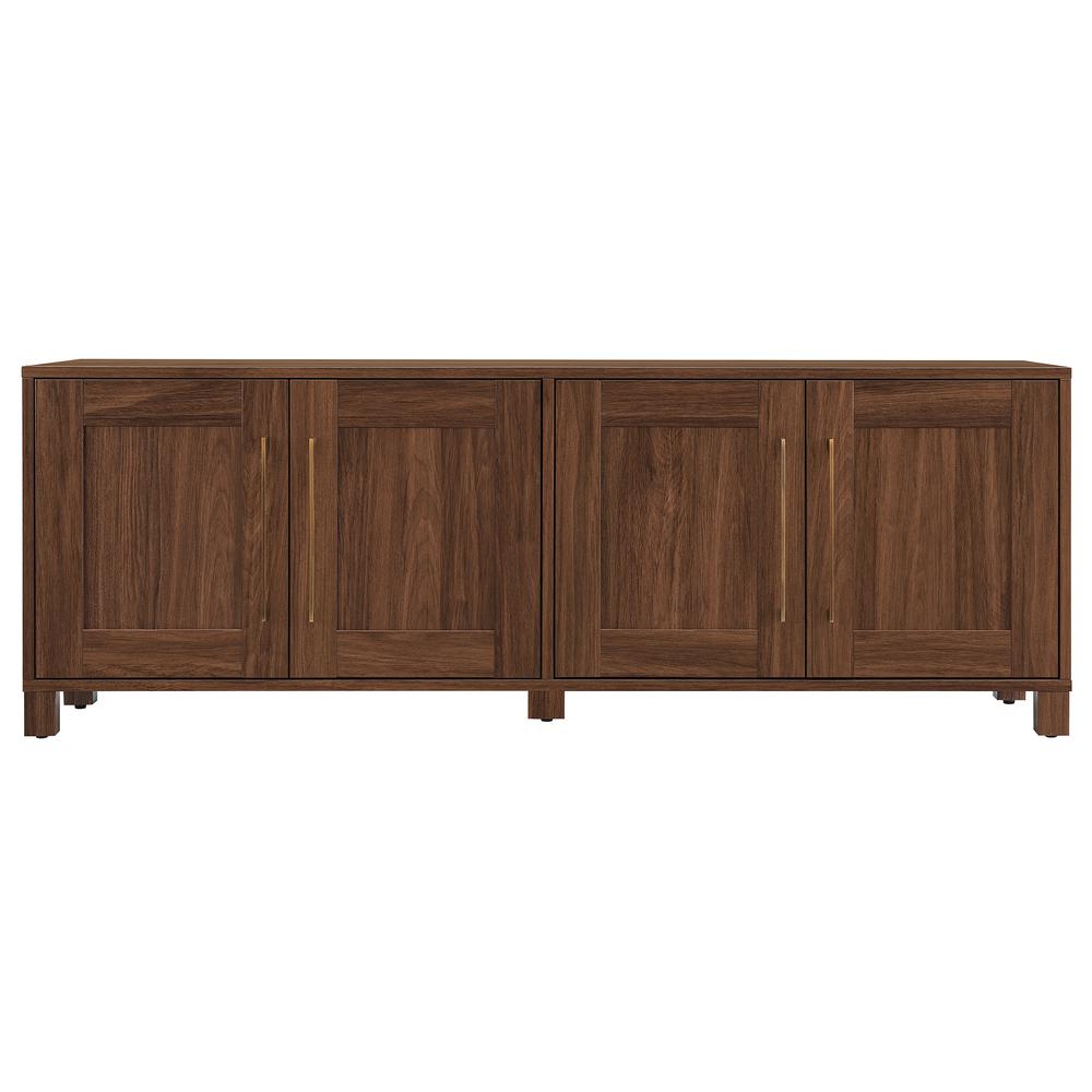 Chabot Rectangular TV Stand for TV's up to 80" in Walnut. Picture 3
