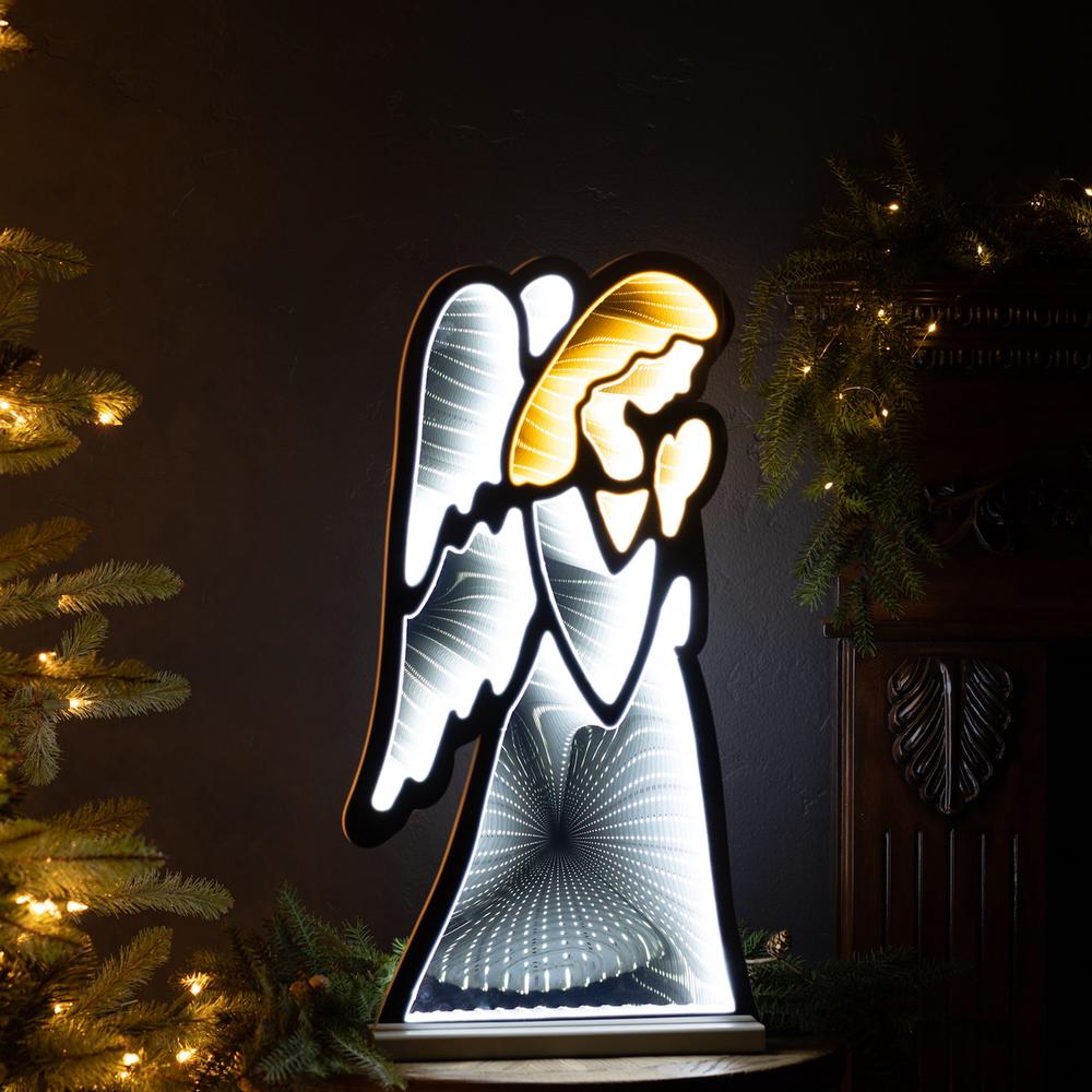 Angel Infinity Light 24.5"H Acrylic UL Plug Included. Picture 3