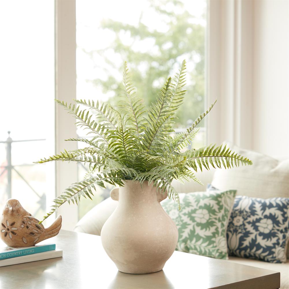 Fern Bundle (Set of 2) 20"H Plastic. Picture 3