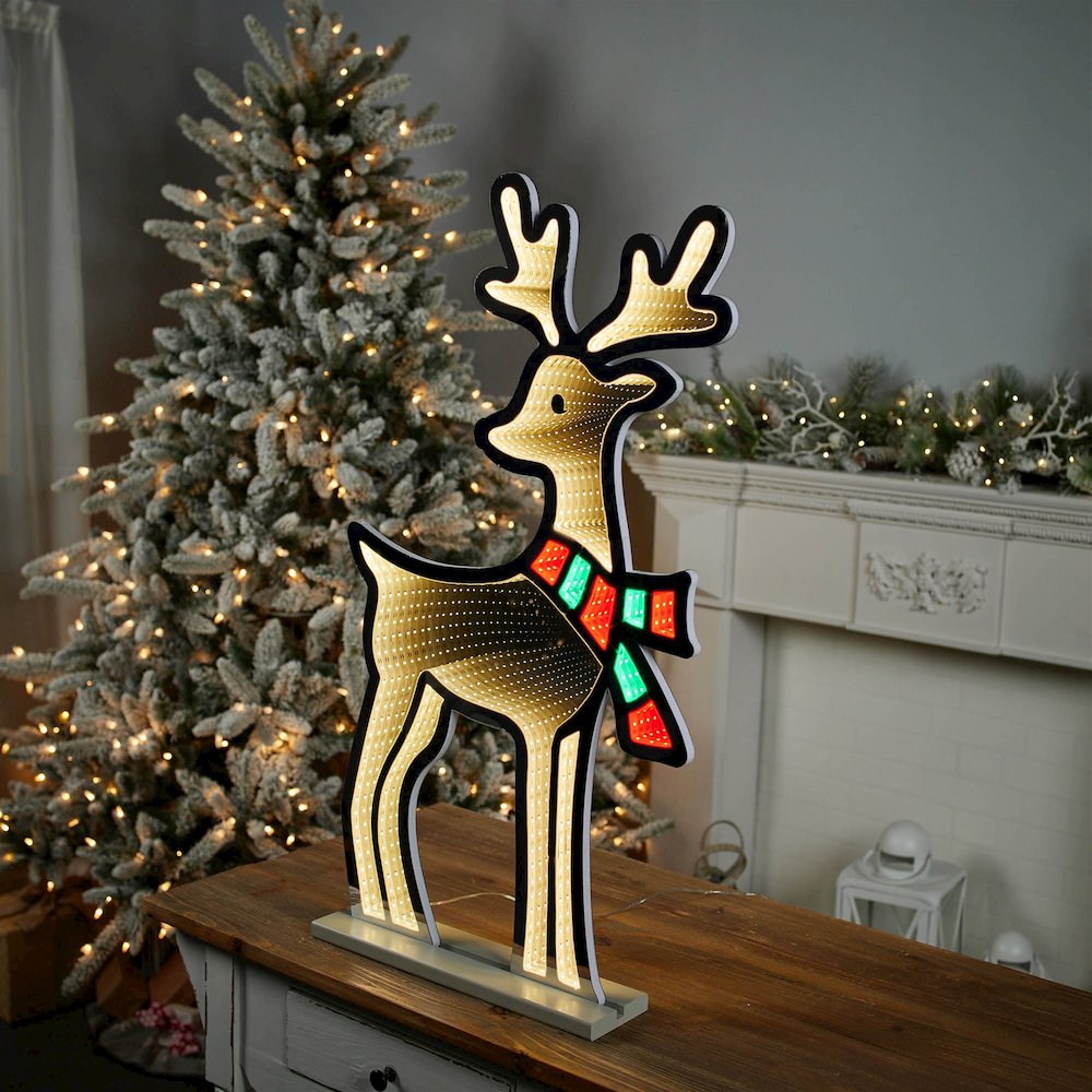 Deer with Scarf Ekkolight 33"H. Picture 3
