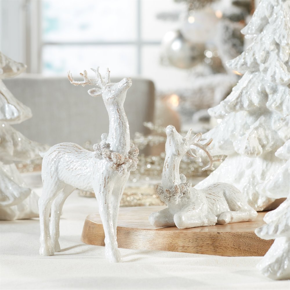 Winter Deer Figurine (Set of 4). Picture 5