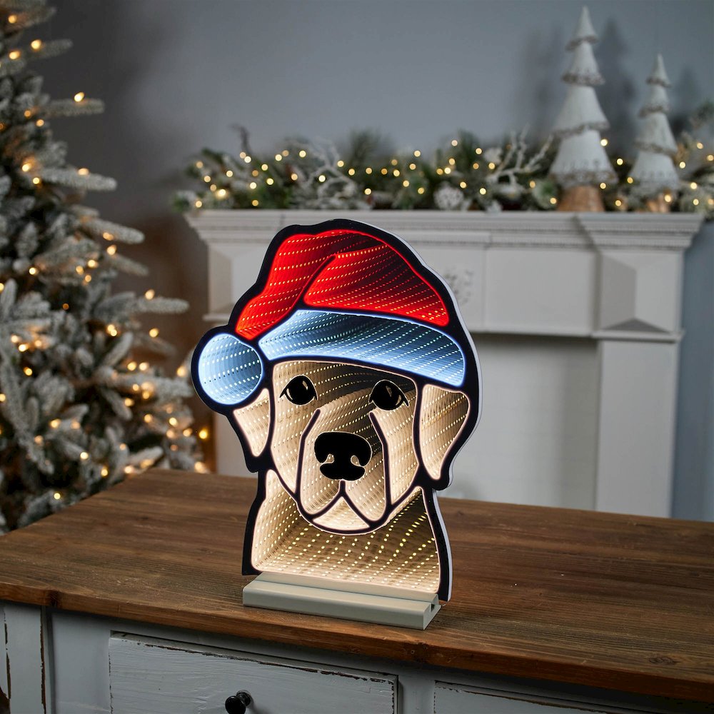 Holiday Dog Ekkolight 16.5"H. Picture 4