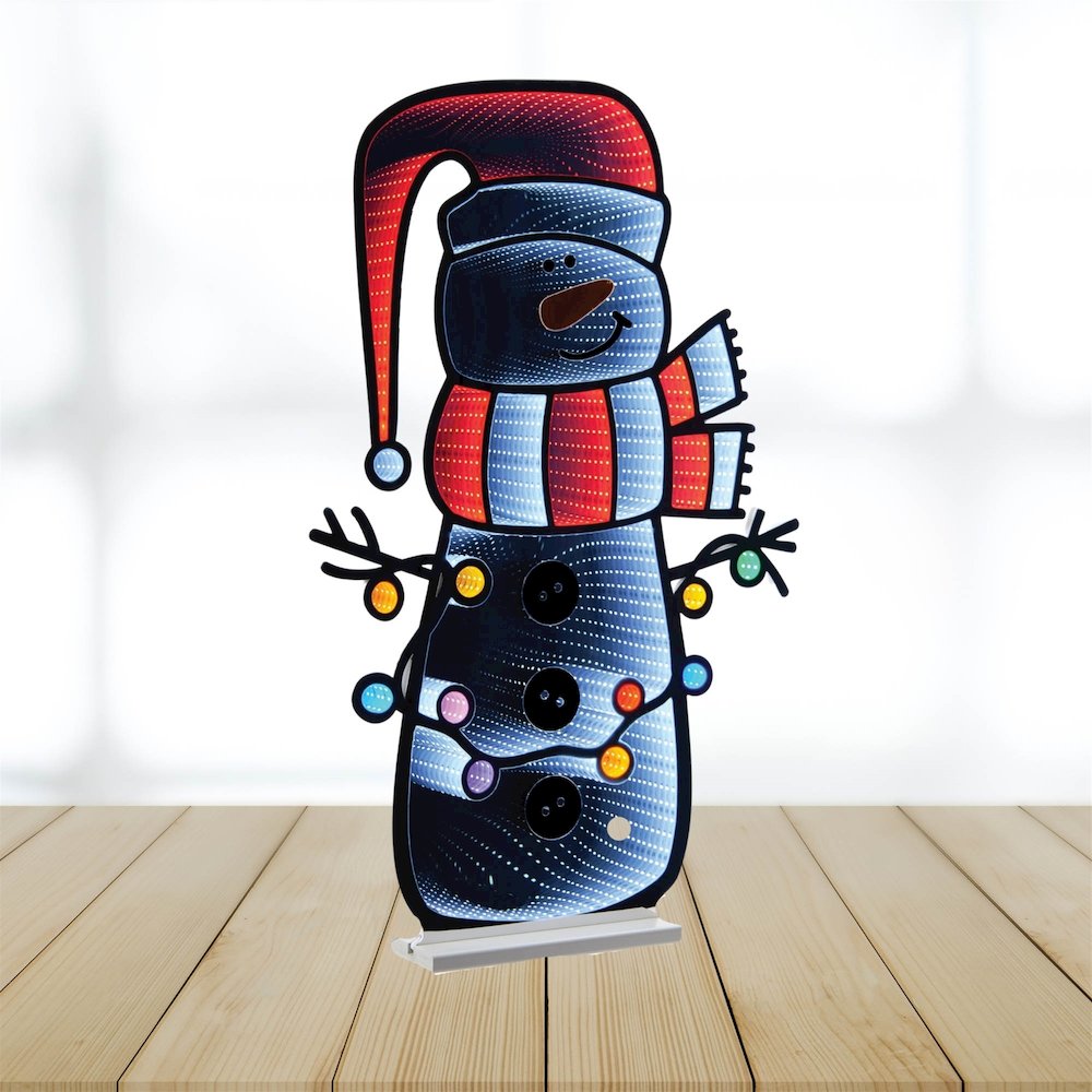 Holiday Snowman Ekkolight 35"H. Picture 3