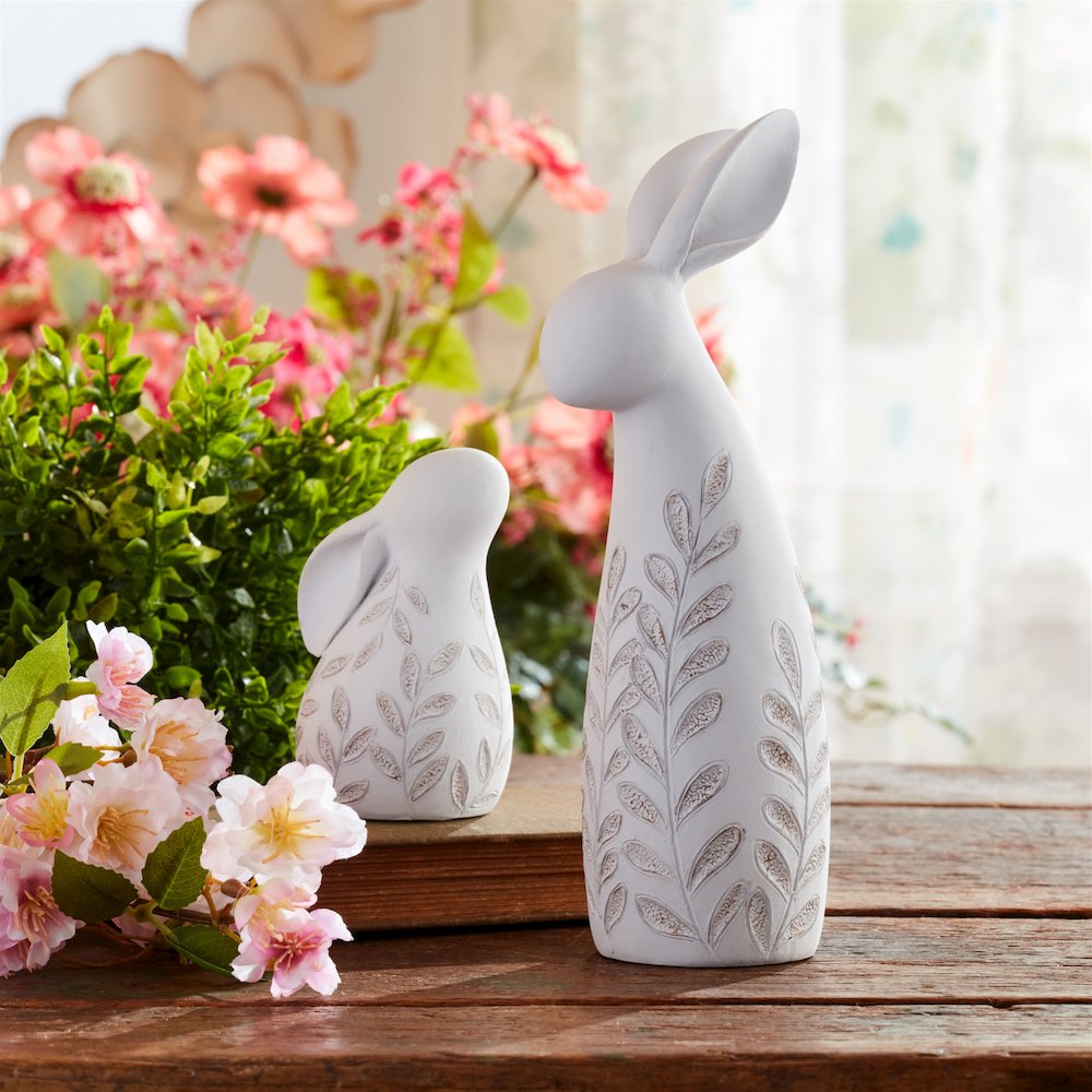 Etched Bunny Figurine (Set of 12). Picture 3