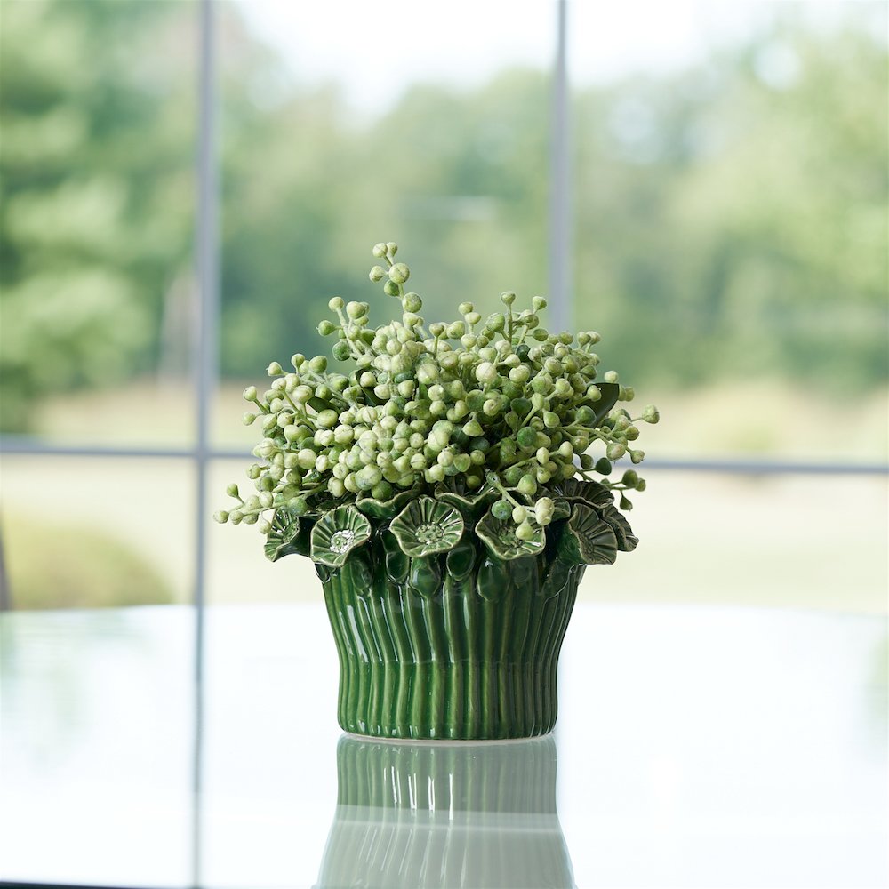 Storeware Bud Vase with Floral Accent (Set of 2). Picture 3