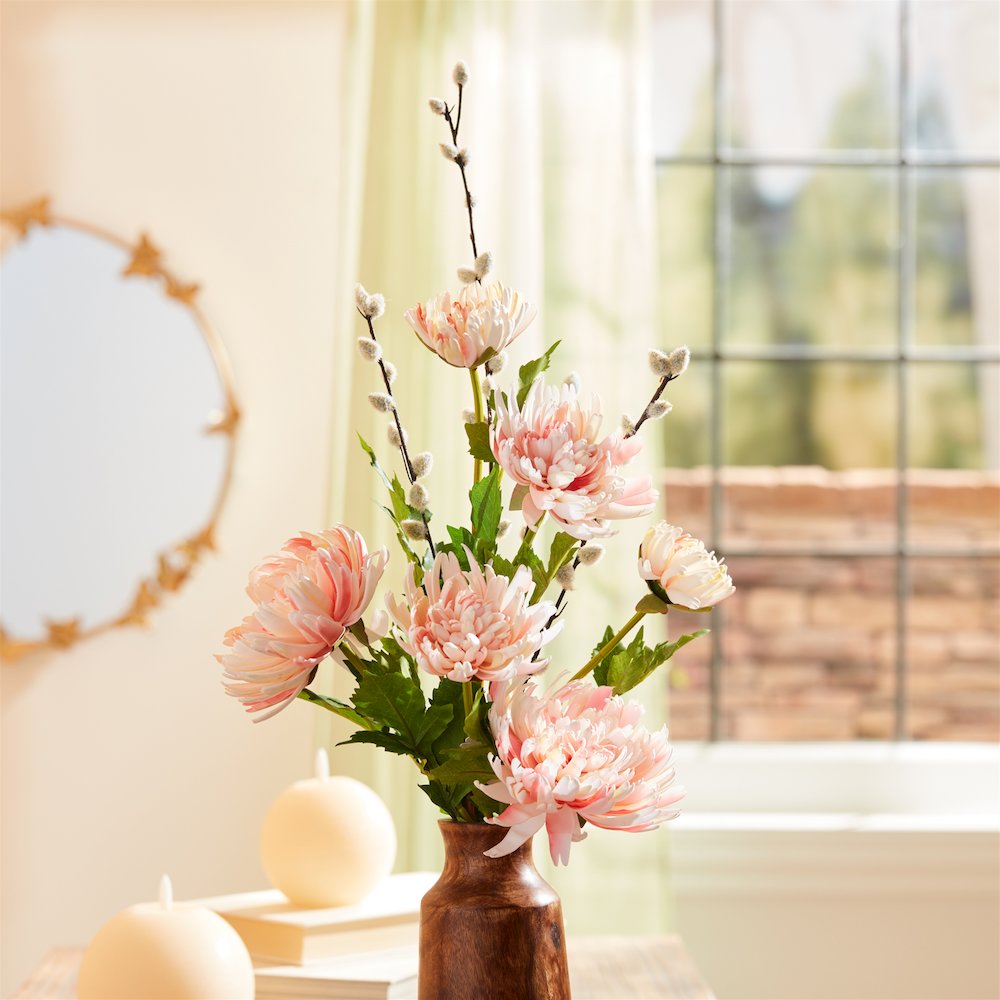 Mum Floral Spray (Set of 4). Picture 4