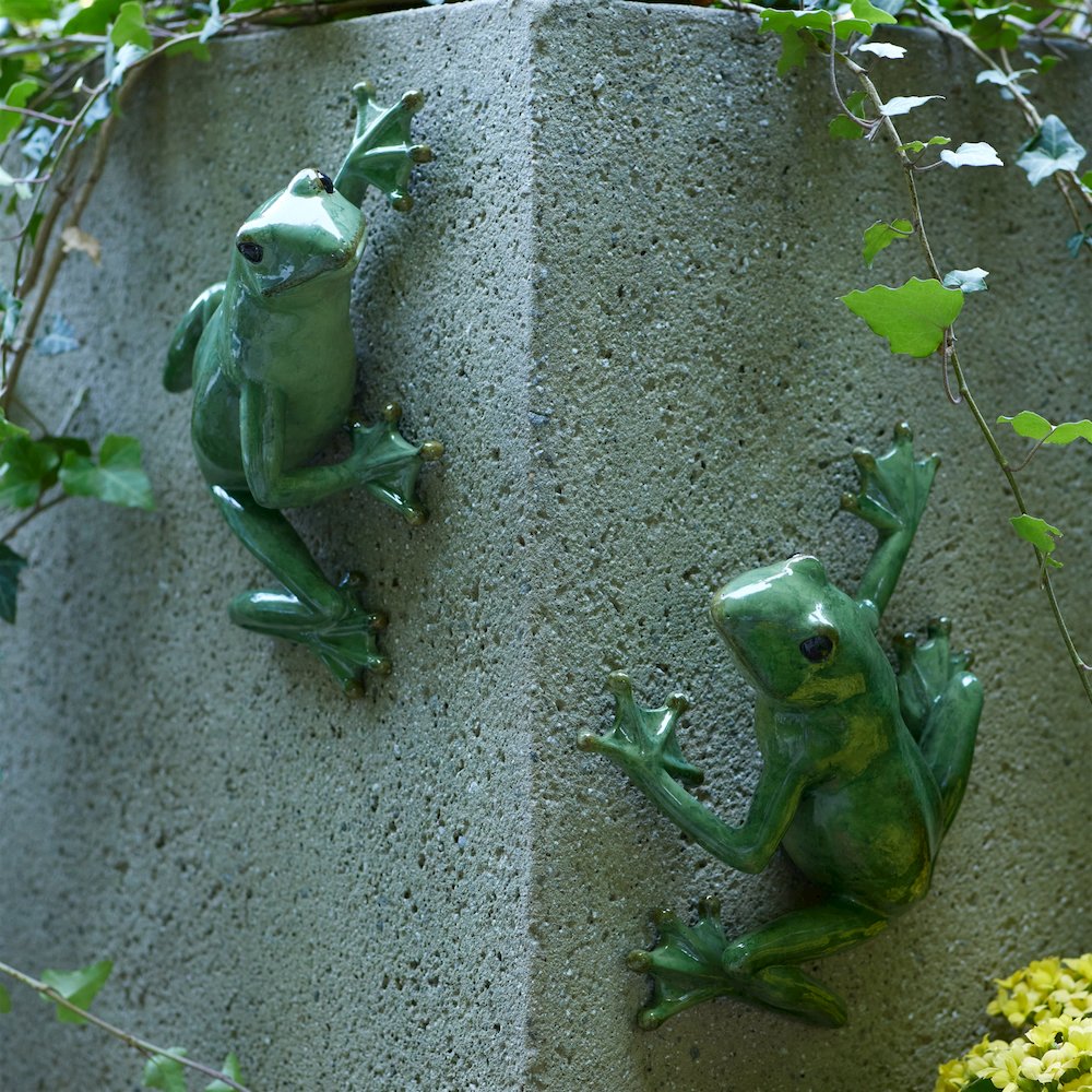 Stone Garden Frog Wall Accent (Set of 2). Picture 5