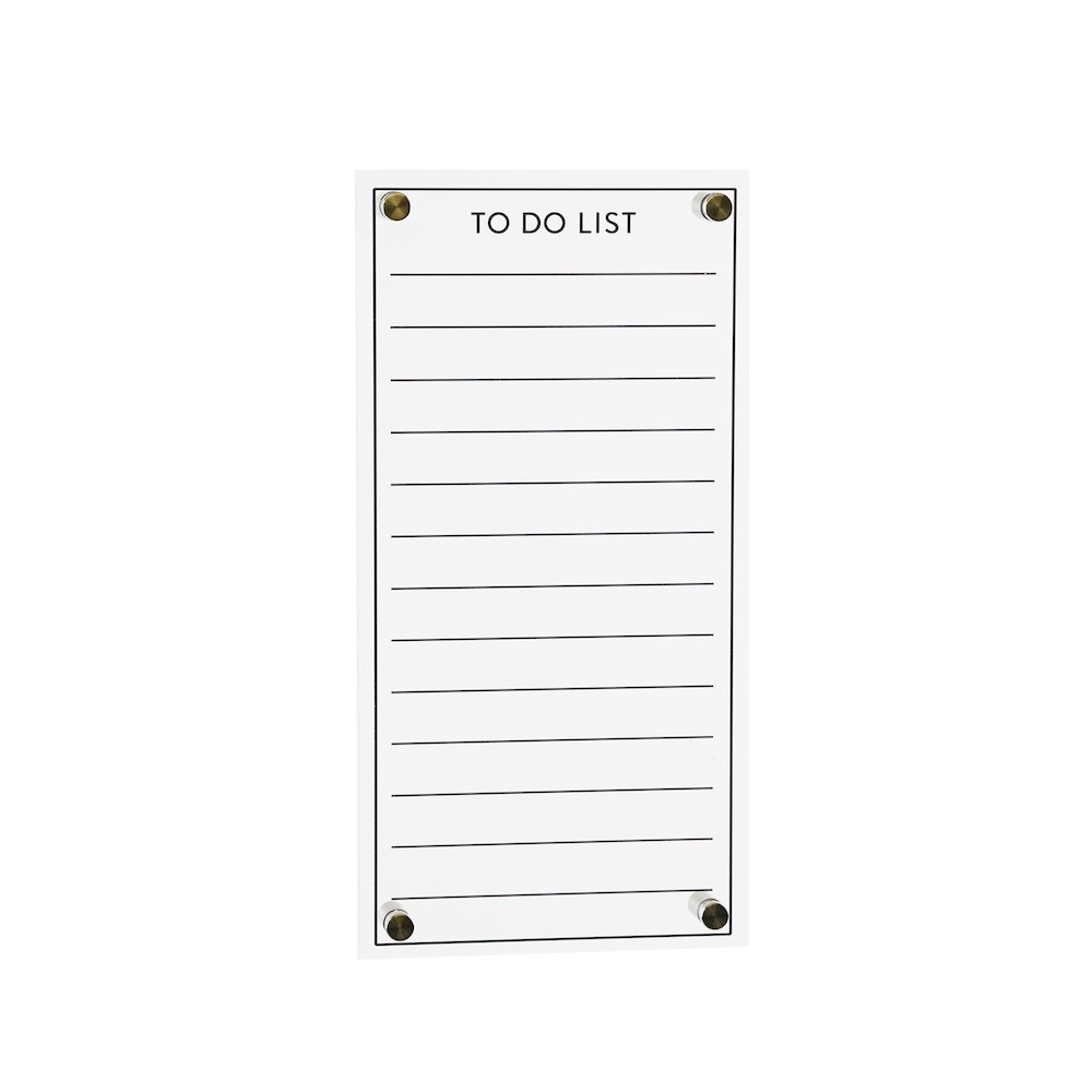 To-Do List 6.5" x 13"H Acrylic. Picture 1
