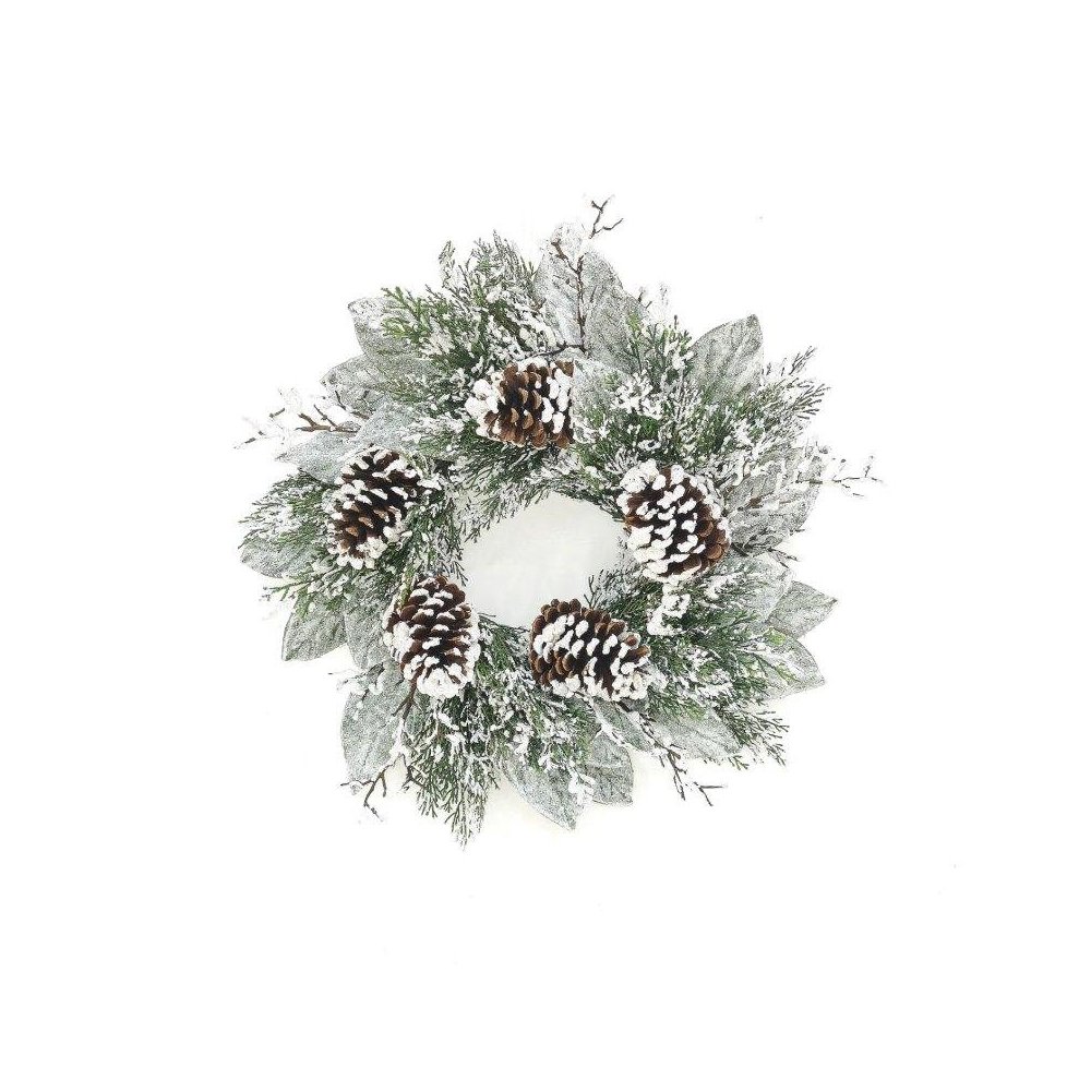 Cedar/Magnolia Leaf Wreath 22"D. Picture 1