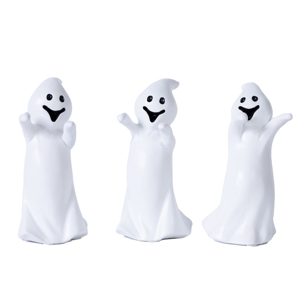 Spooky Ghost Figurine (Set of 3). Picture 1