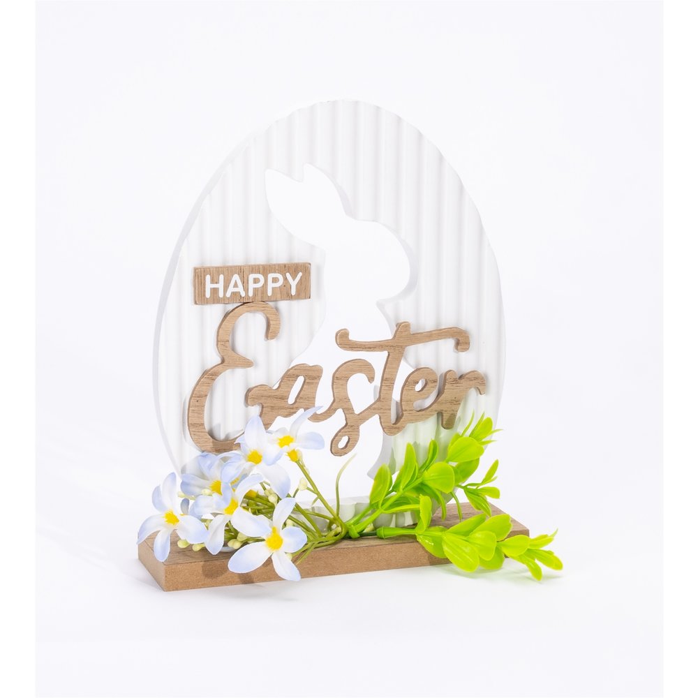 Happy Easter Rabbit Tabletop Sign. Picture 4