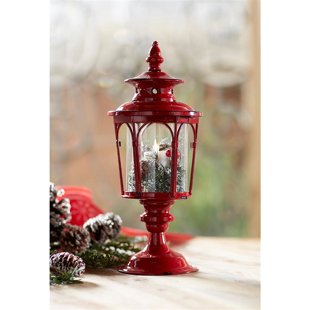 Lantern (Set of 2) 17"H Metal. Picture 1