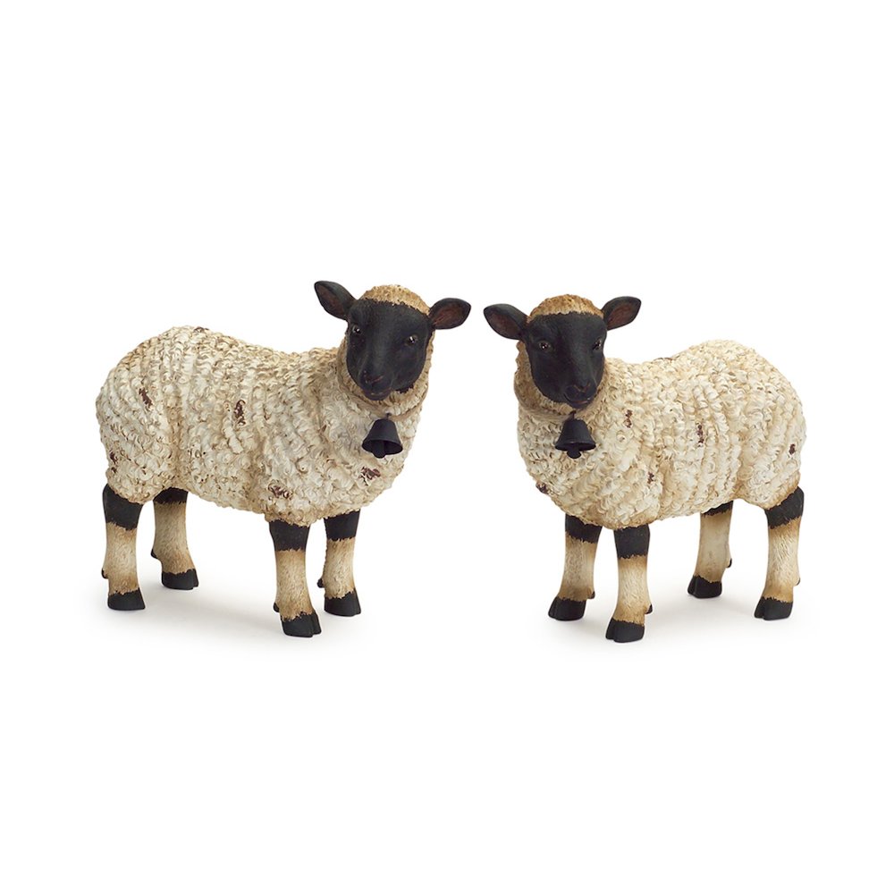 Sheep (Set of 2) 9.25"H Polyresin. Picture 1