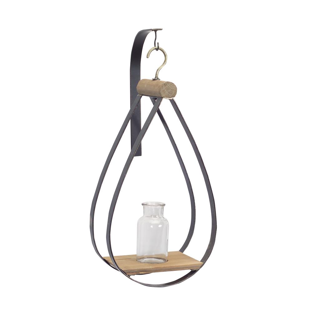 Hanging Bottle Vase (Set of 2)  21"H. Picture 1