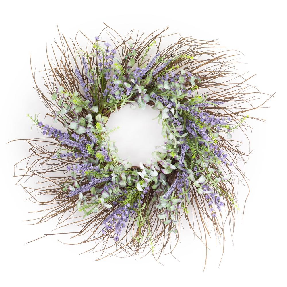 Floral Wreath 30.5"D EVA. Picture 1