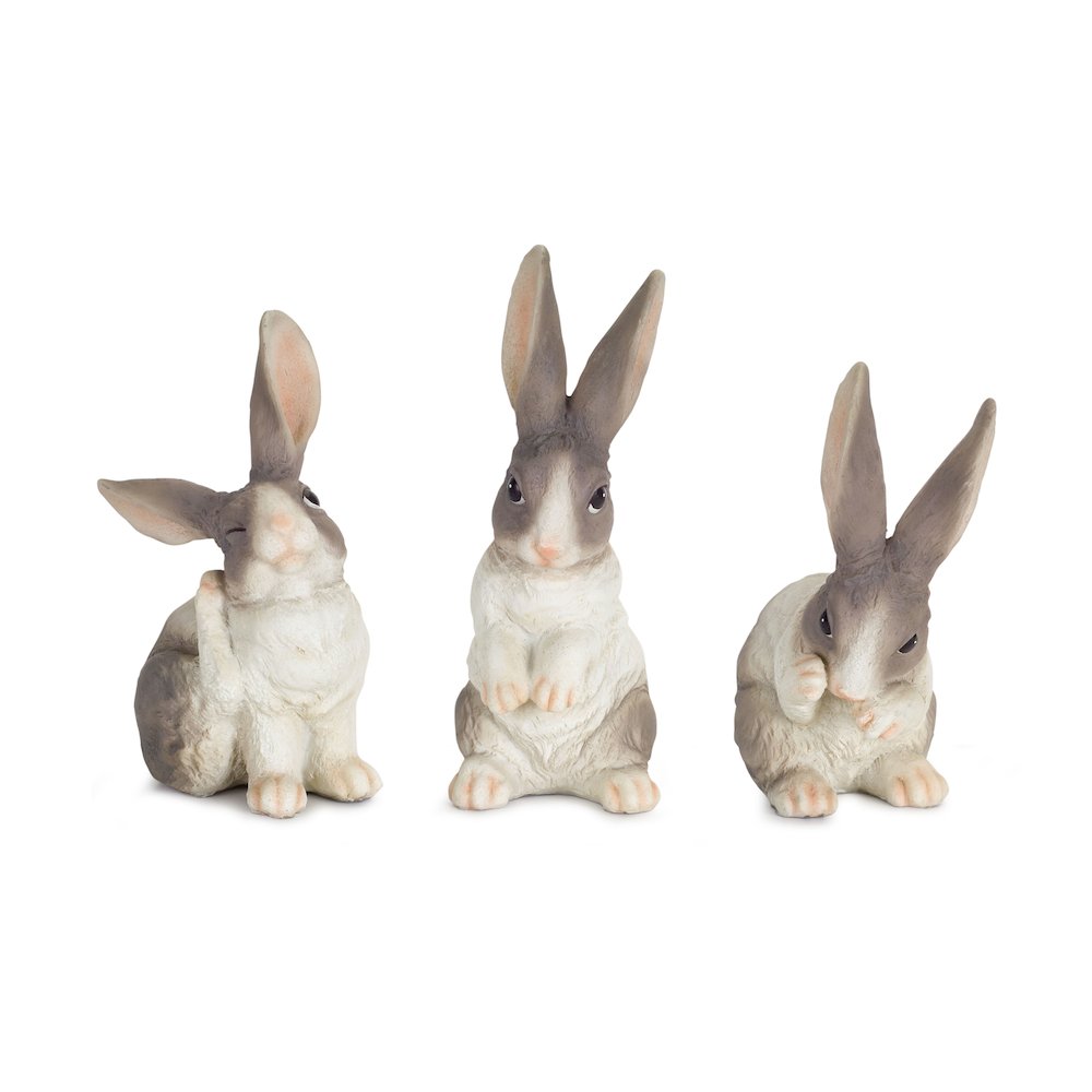 Rabbit (Set of 6) 6.5"H Resin. Picture 3