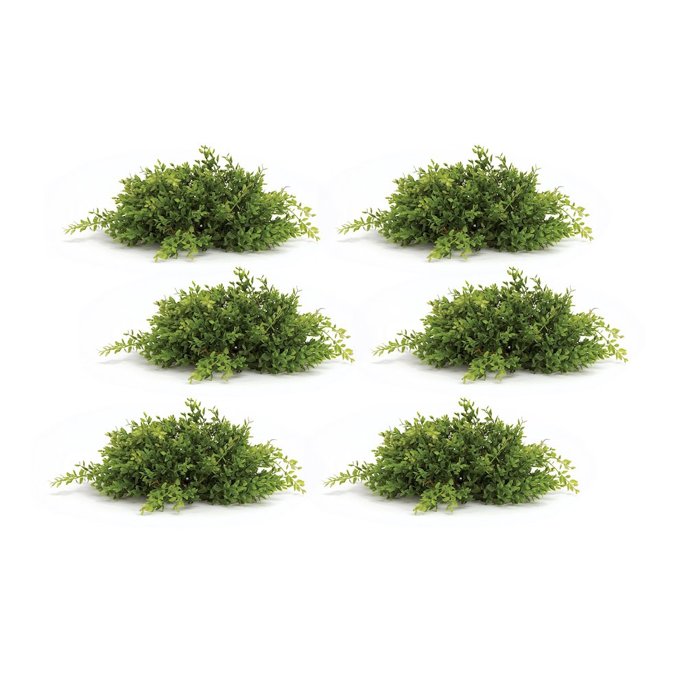 Mini Leaf Half Orb (Set of 6) 14"D Plastic. Picture 1