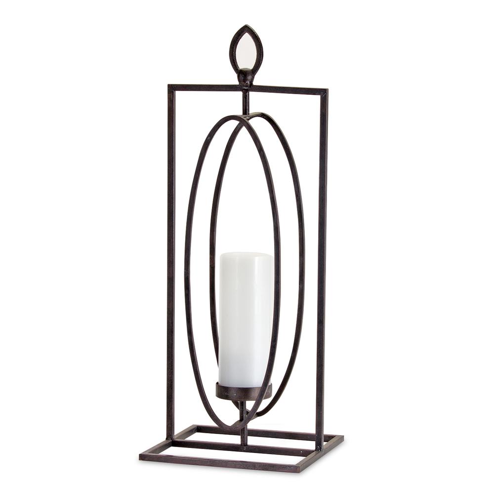 Candle Holder 24"H (Set of 2) Iron. Picture 1