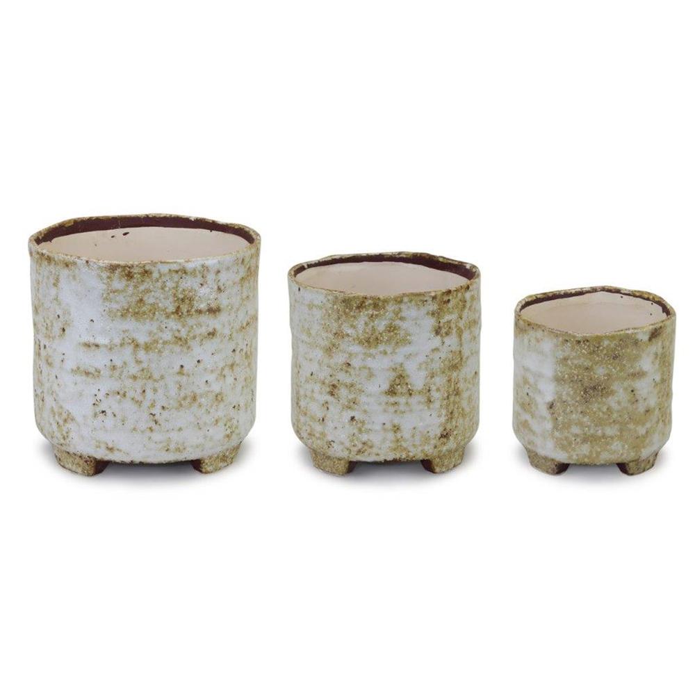 Pot (Set of 3) 5"H, 6"H, 7"H Terra Cotta. Picture 1
